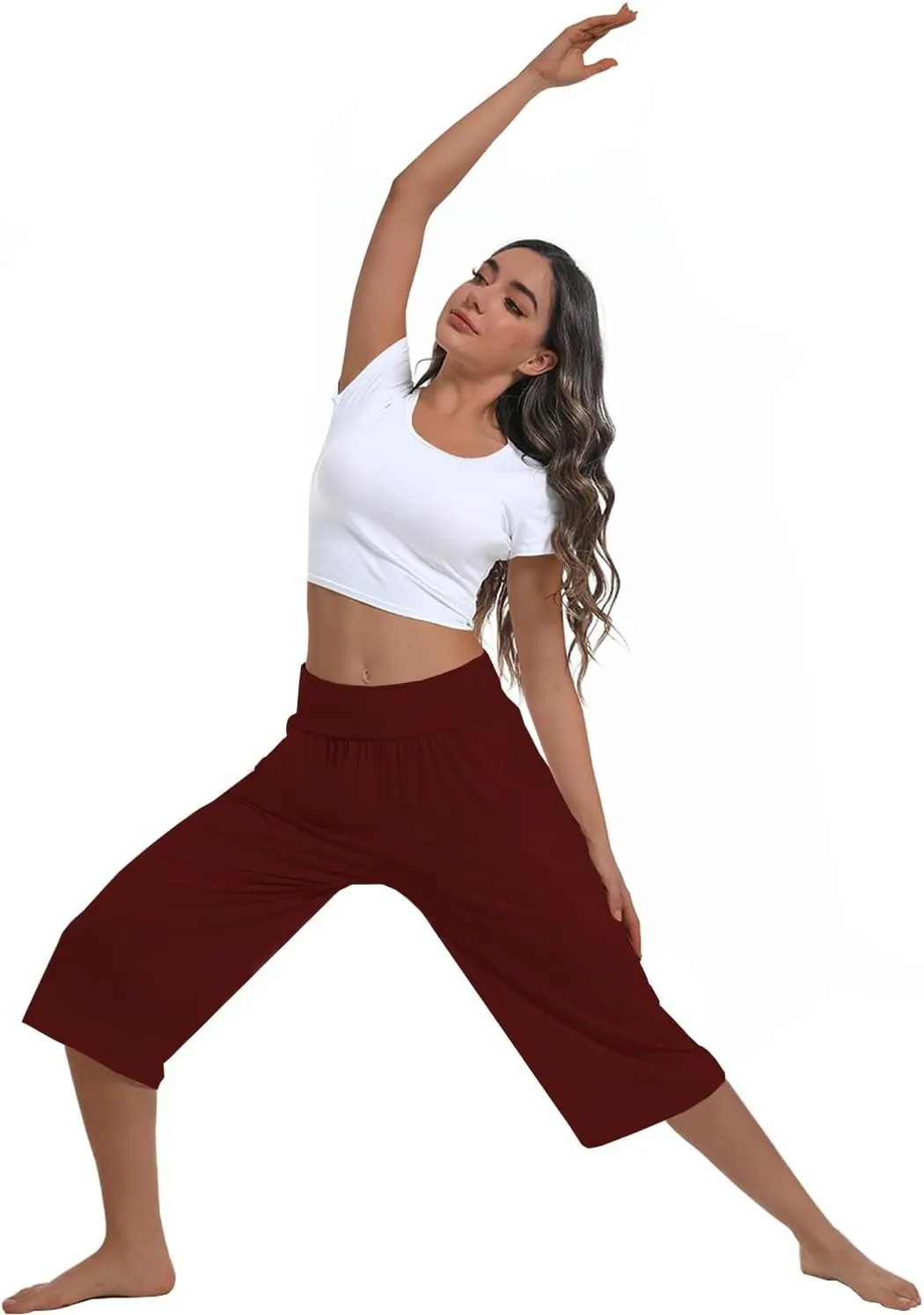 3 Pack Womens Wide Leg Yoga,Casual Wide Leg Yoga Pants Loose Soft Pajamas with Pockets Sweatpants