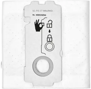 5-Pack 498410 Self Clean Filter Bag for Festool CT MIDI MINI Dust Extractor, Replacement Vacuum Bags 498411, Shop Vacuum Accessories (75036)