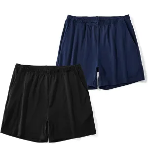 AIMPACT Mens Lounge Shorts Breathable Soft 4 Inch Lightweight Simple Active Shorts Sleep Bottoms