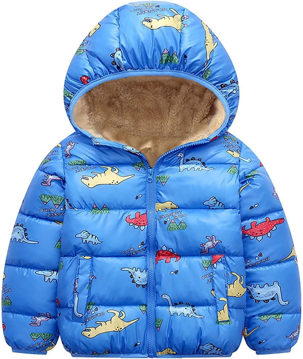 Baby Toddler Winter Fleece Coat Boys Girls Cute Bear Ear Hooded Jackets with Pockets Winter Warm Jacket