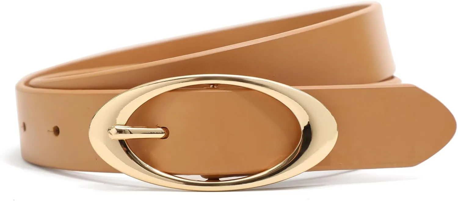 Belts for Women Fashion Leather Waist Belt for Jeans Pants Dresses