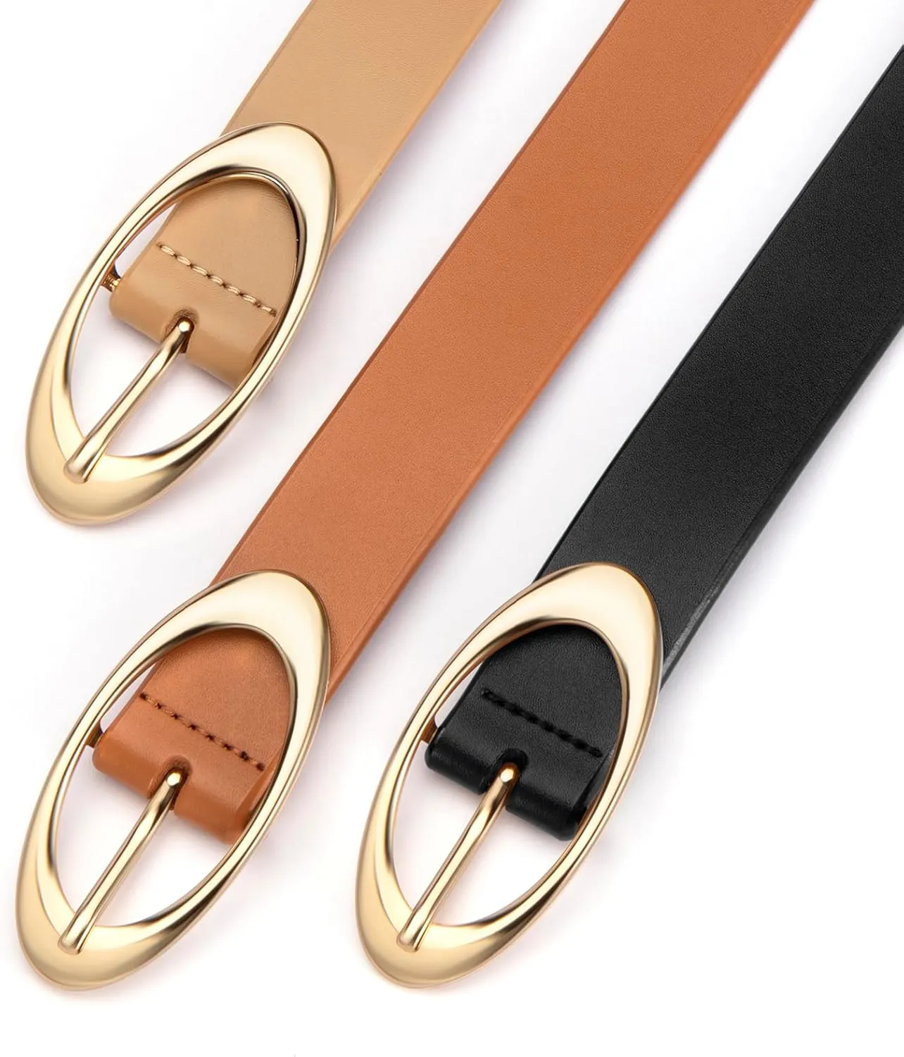 Belts for Women Fashion Leather Waist Belt for Jeans Pants Dresses