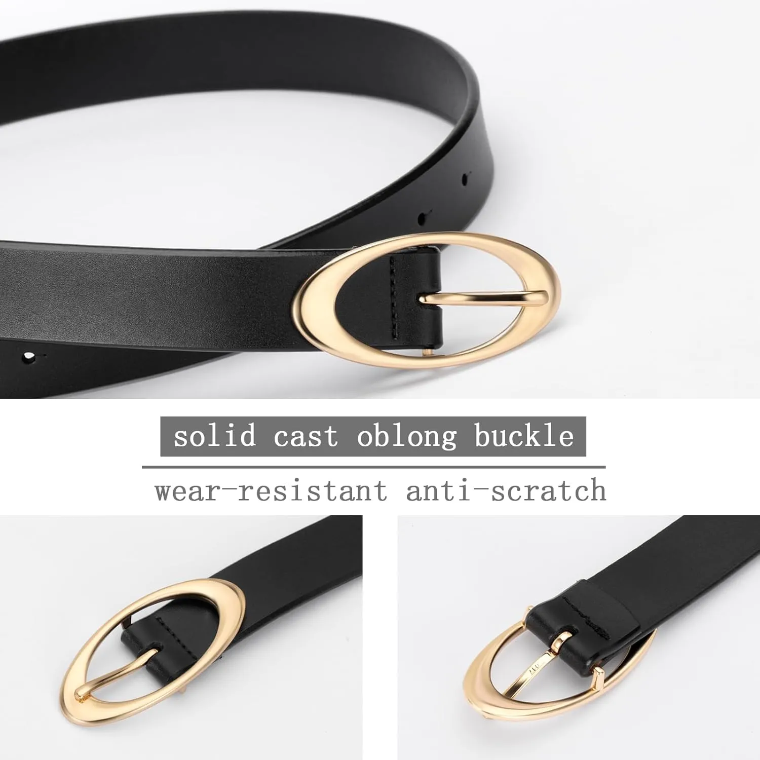 Belts for Women Fashion Leather Waist Belt for Jeans Pants Dresses