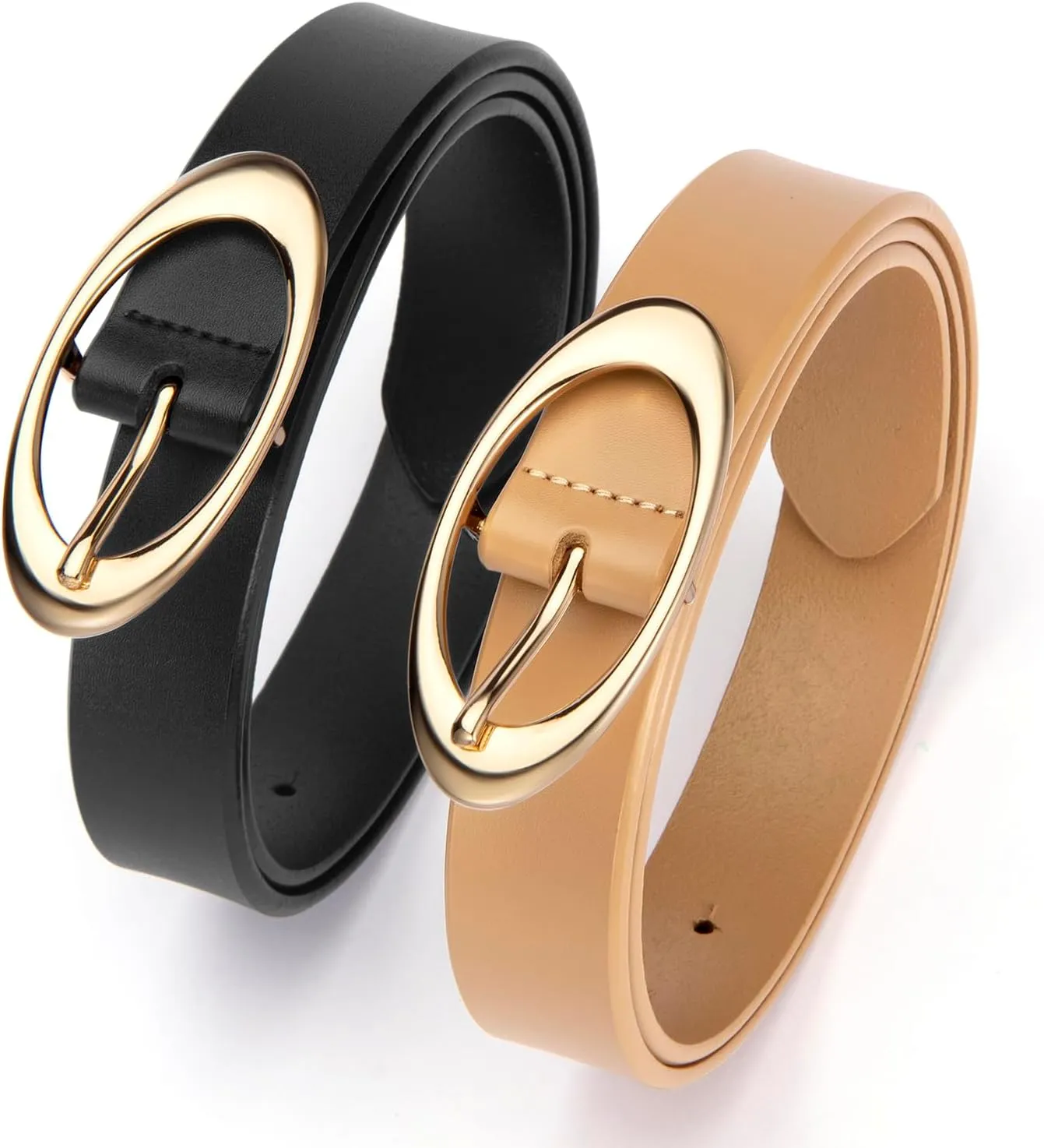 Belts for Women Fashion Leather Waist Belt for Jeans Pants Dresses