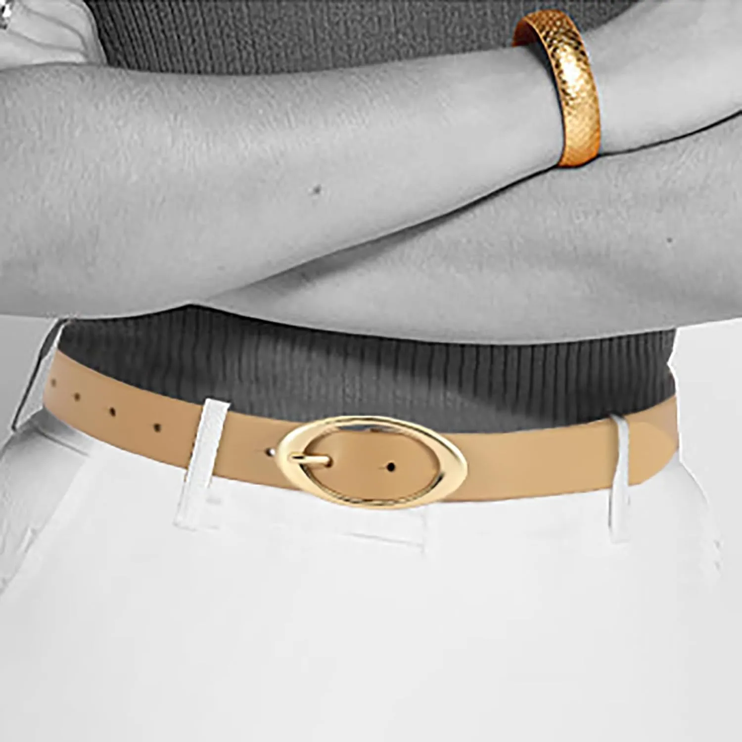 Belts for Women Fashion Leather Waist Belt for Jeans Pants Dresses