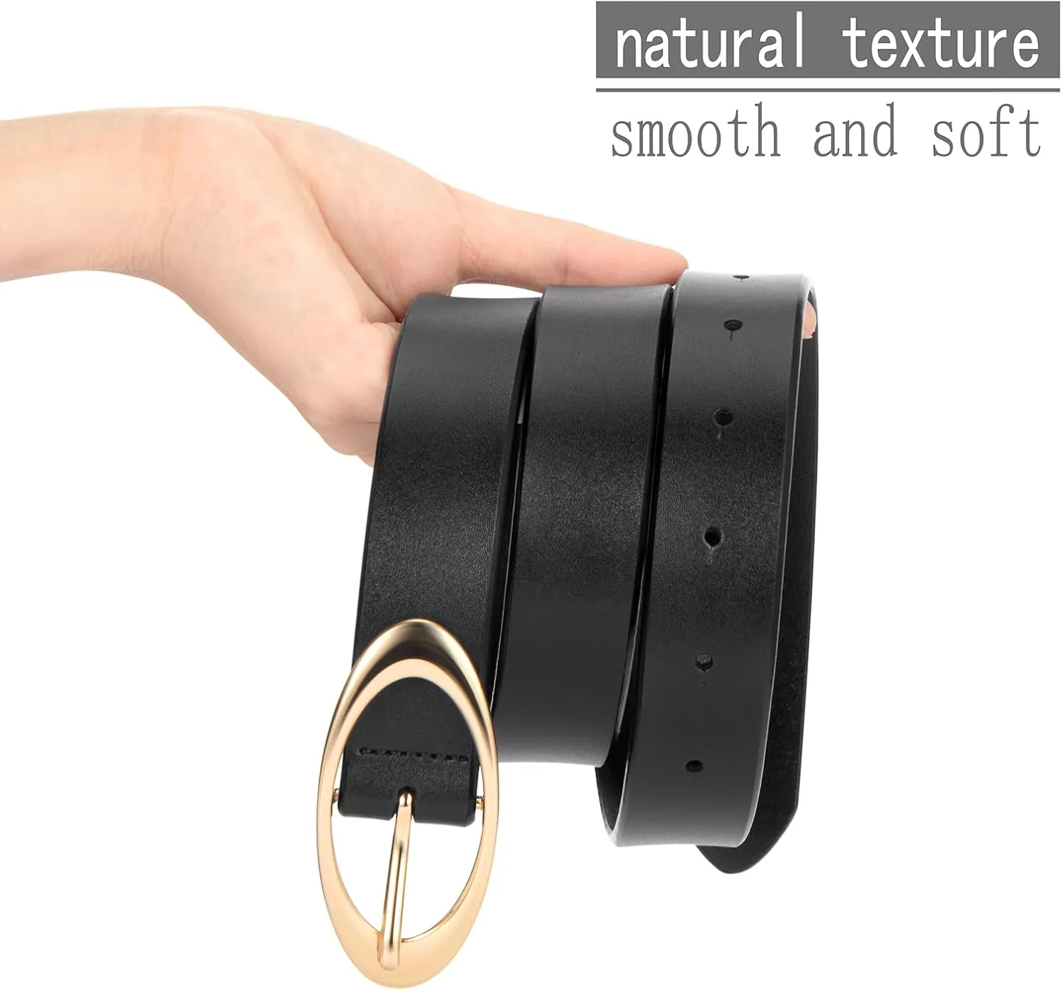 Belts for Women Fashion Leather Waist Belt for Jeans Pants Dresses