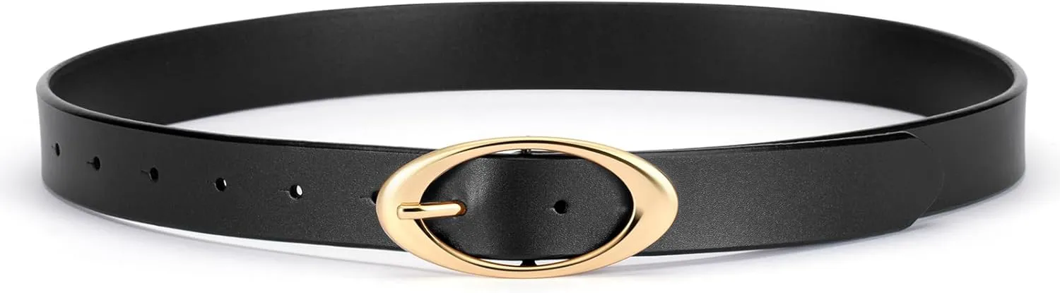 Belts for Women Fashion Leather Waist Belt for Jeans Pants Dresses
