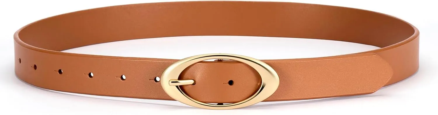 Belts for Women Fashion Leather Waist Belt for Jeans Pants Dresses