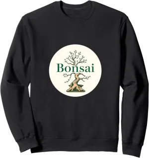 Bonsai Circle Emblem White Sweatshirt