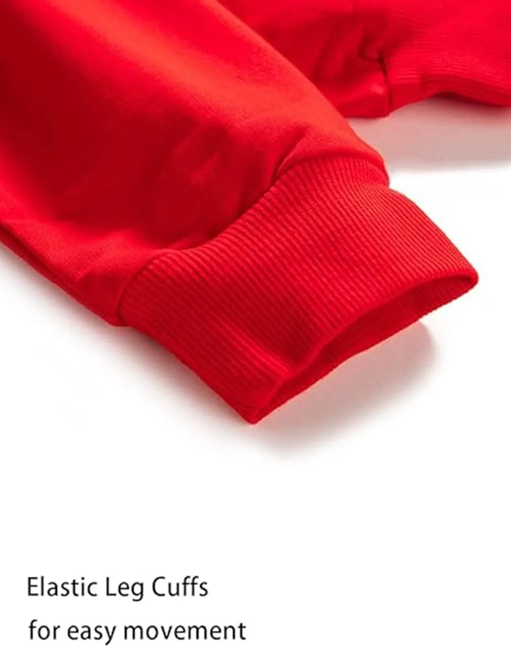Boys' Solid Color Cotton Sweatpants with Drawstring Jogger Pants for Kids
