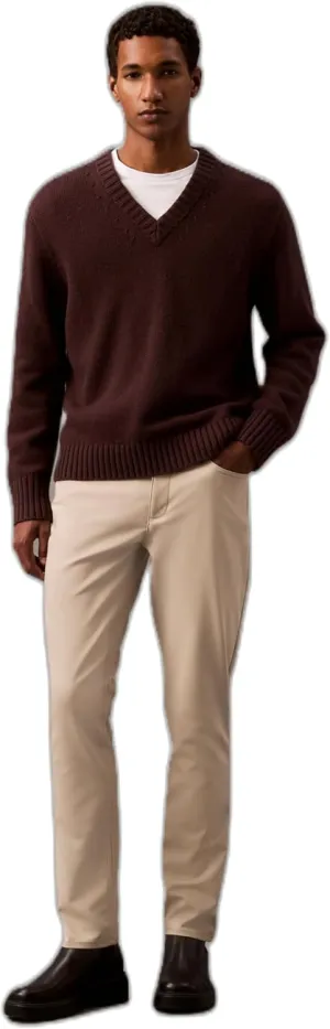 Calvin Klein Men's Move 365 Stretch Slim Fit Wrinkle Resistant Tech Woven Pant