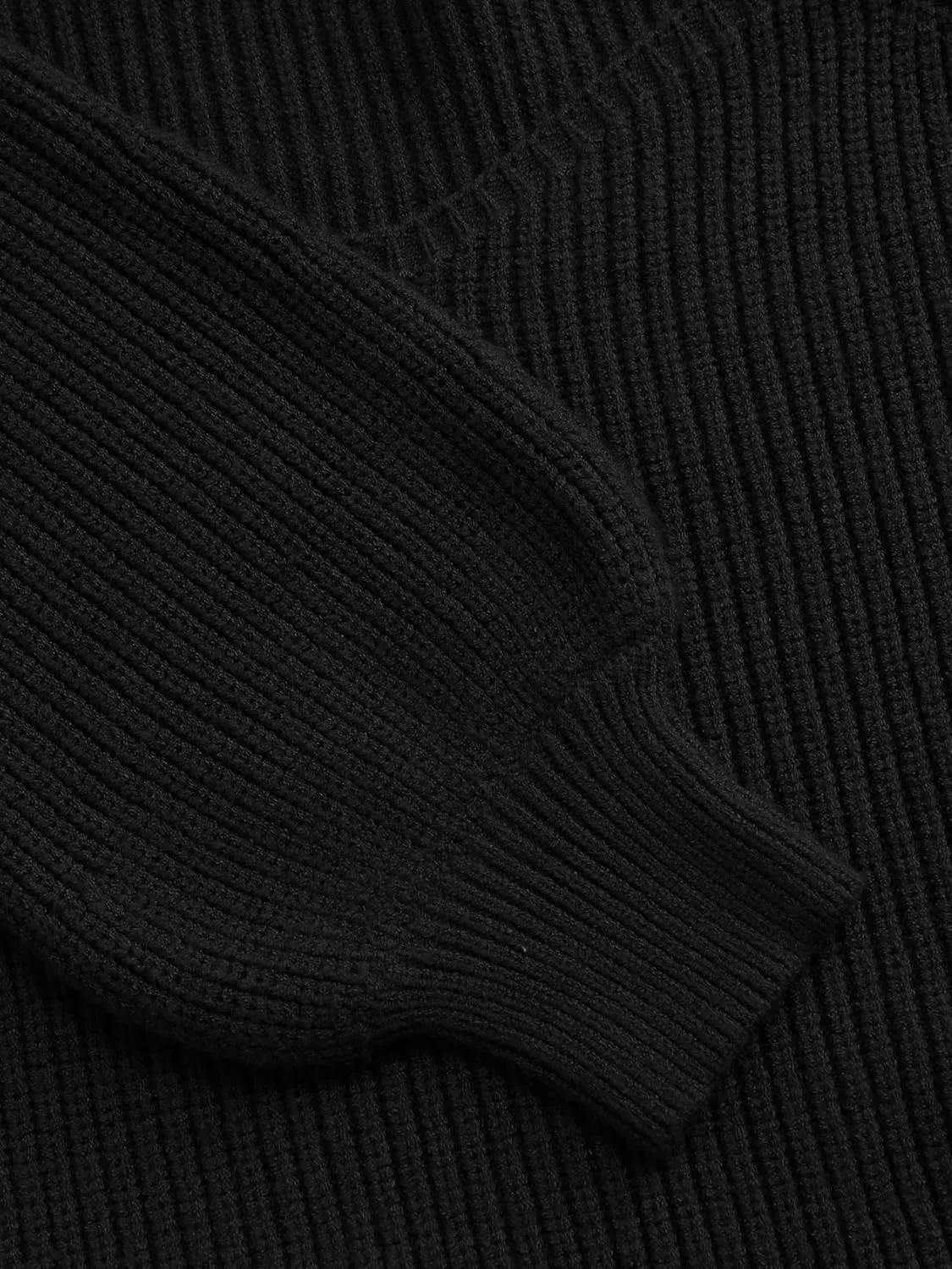 CIDER Women’s Crop Top Sweater Square V Neck Lantern Sleeve Cute Rib Knit Pullover