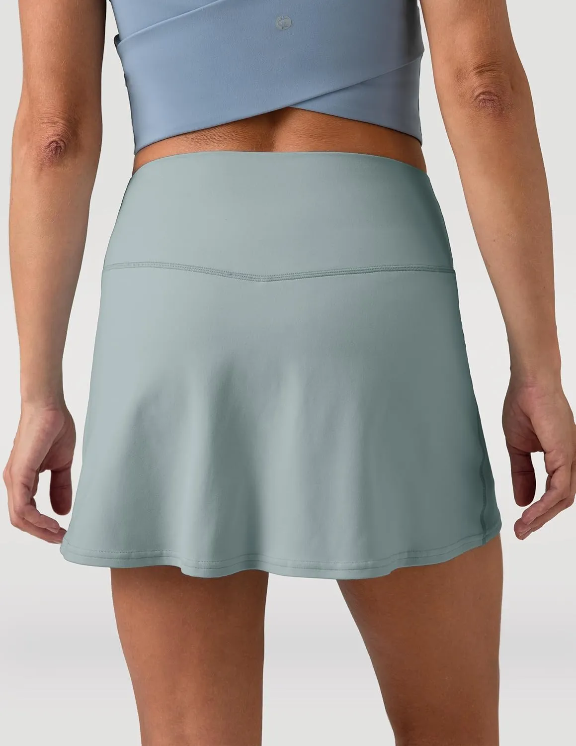 Colorfulkoala Dreamlux Skirts for Women High Rise Athletic Golf Tennis Skorts Built-in Shorts with Pockets