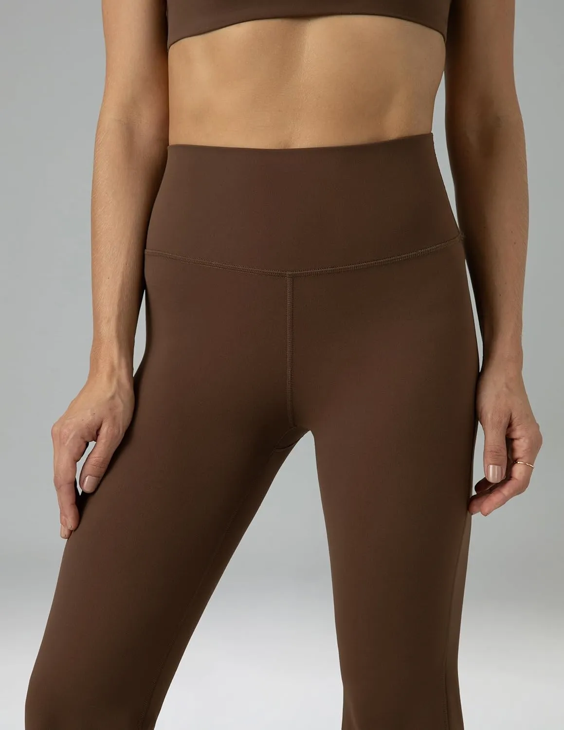 Colorfulkoala Women's Dreamlux Workout Flare Leggings High Waisted Wide Leg Bootcut Yoga Pants 29.5" / 31.5" Inseam