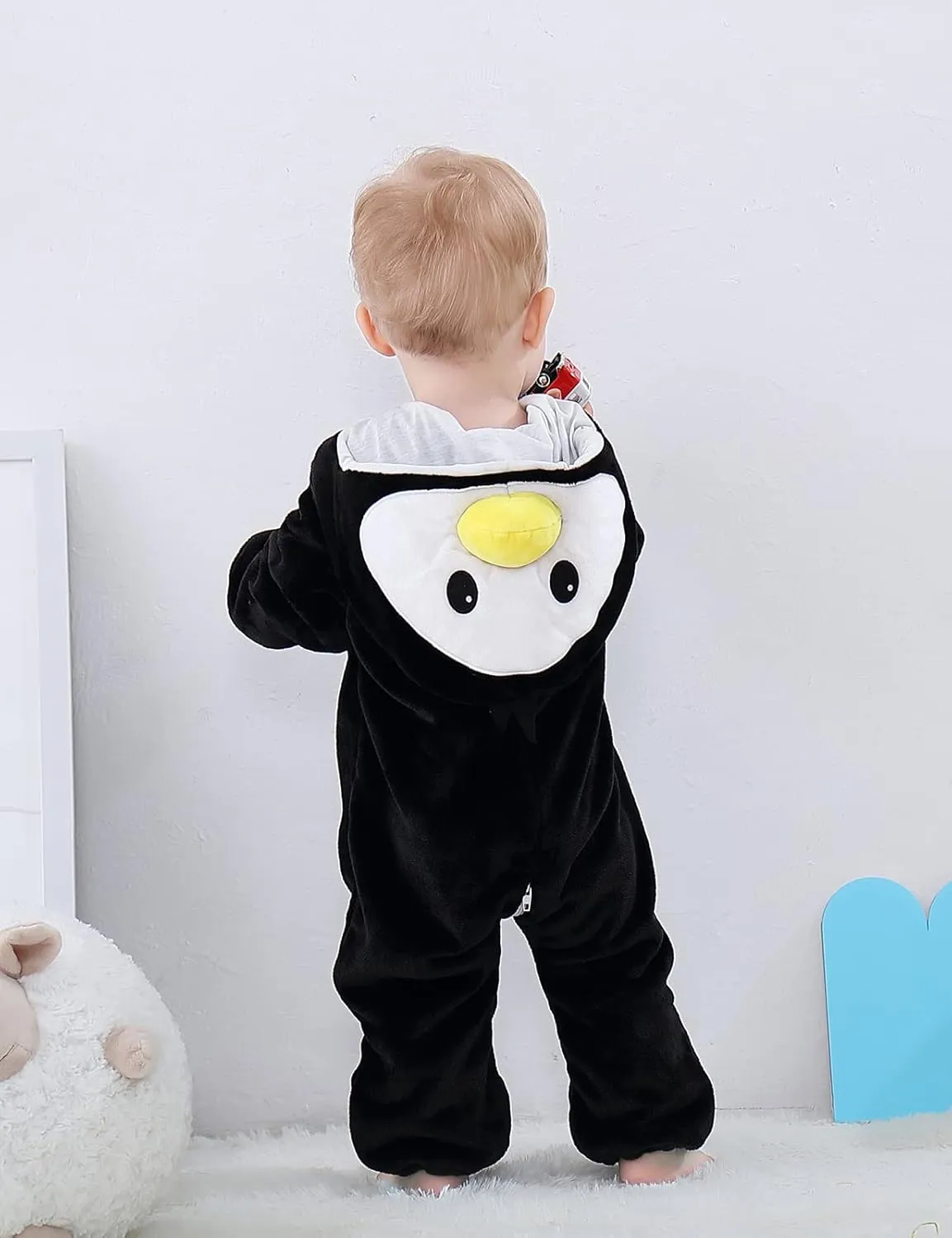 Cute Baby Girl Boy Animal Christmas Outfit Halloween Costume, Newborn Infant Toddler Winter Onesie Pajamas Cosplay
