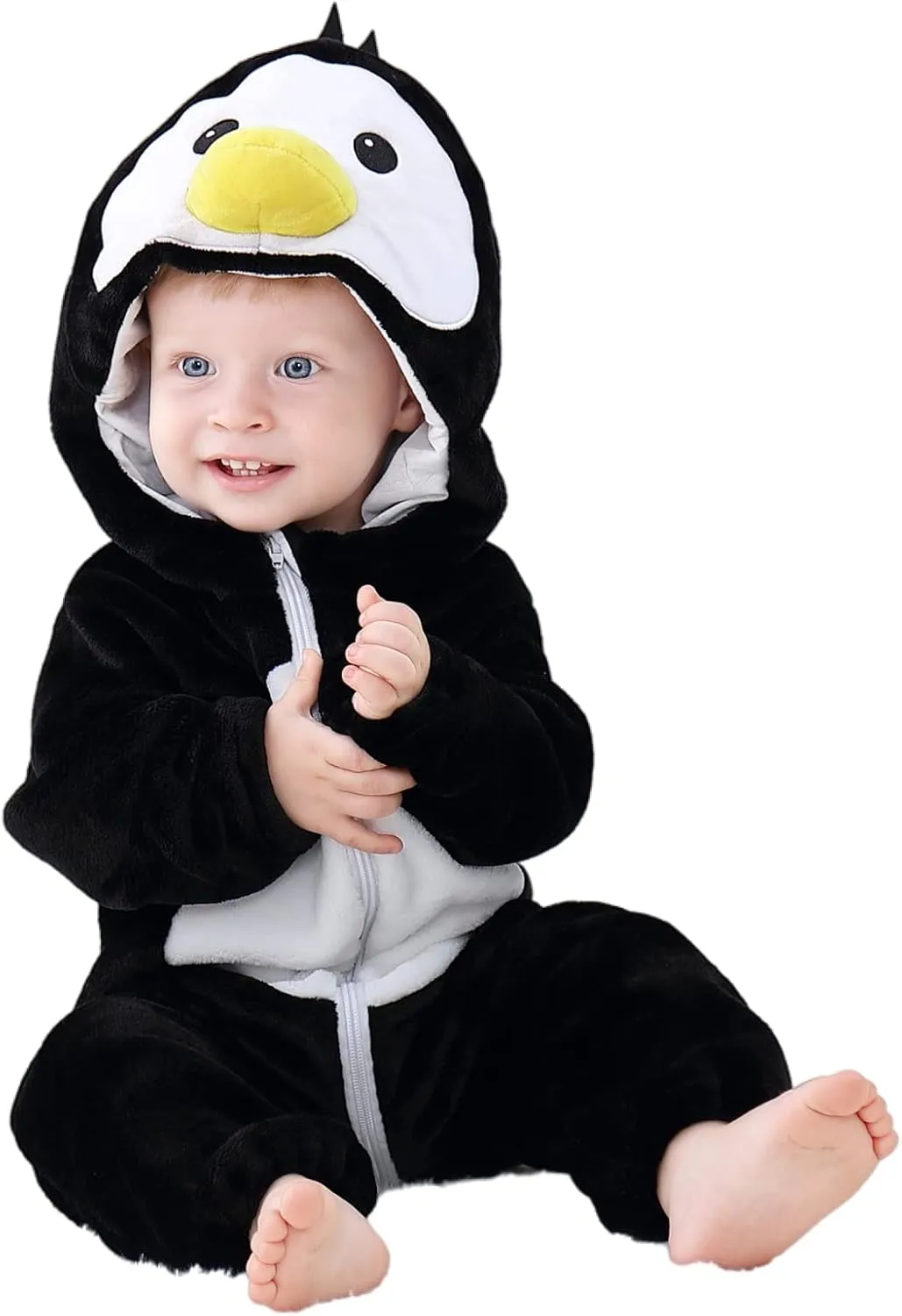 Cute Baby Girl Boy Animal Christmas Outfit Halloween Costume, Newborn Infant Toddler Winter Onesie Pajamas Cosplay