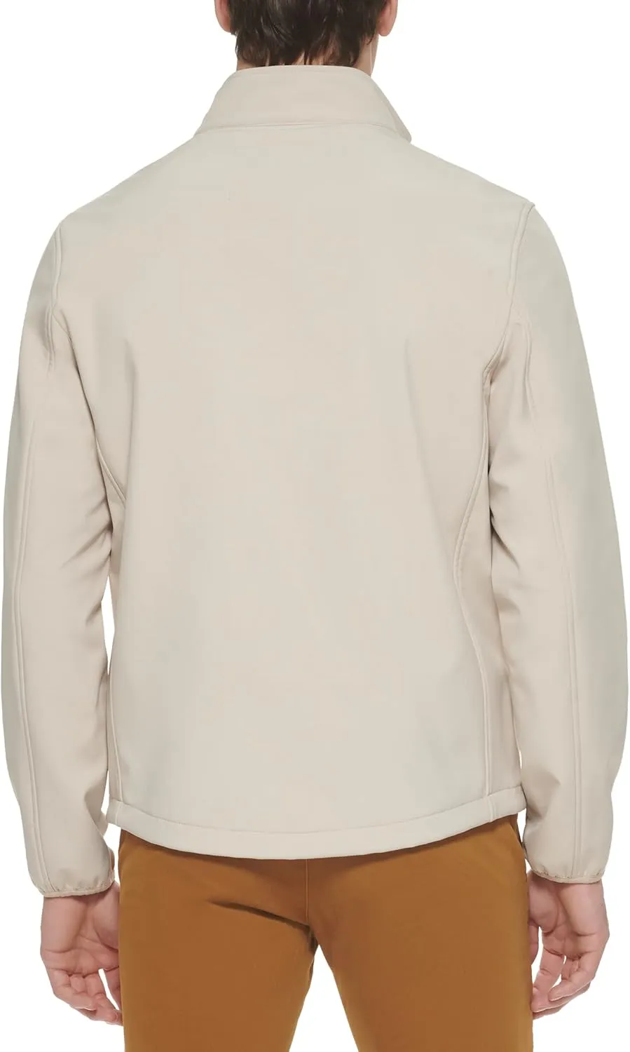 Dockers Men's Clean Zip-up Softshell Jacket