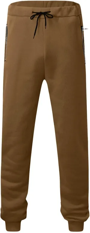 Dudubaby Loose Fit Pants Casual Pants Men's Loose Zipper Pocket Drawstring Elastic Waist Sports Pants