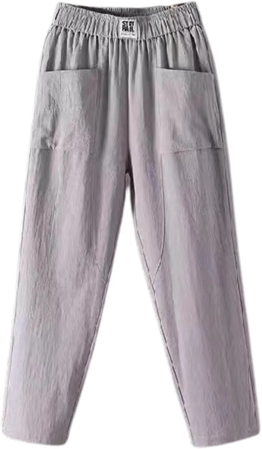 Endurance Loose Pants Women Summer Cotton Linen Women's Loose Pants Womens Baggy Wide Leg Pants with Pockets