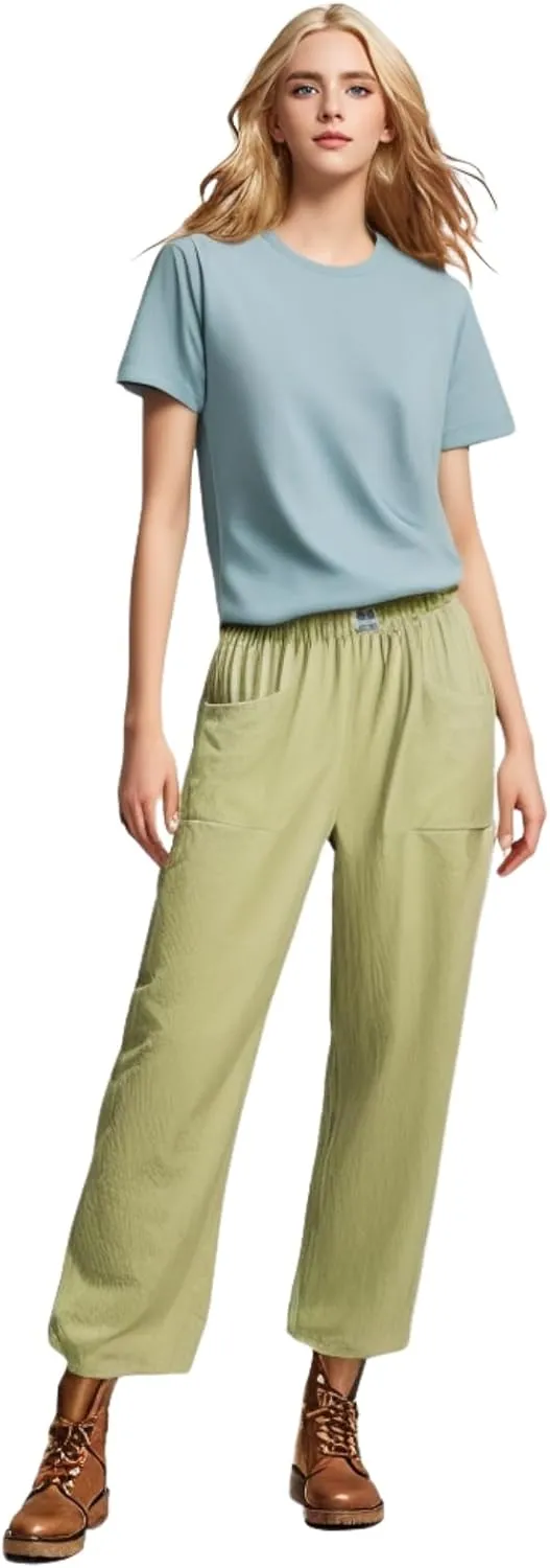 Endurance Loose Pants Women Summer Cotton Linen Women's Loose Pants Womens Baggy Wide Leg Pants with Pockets