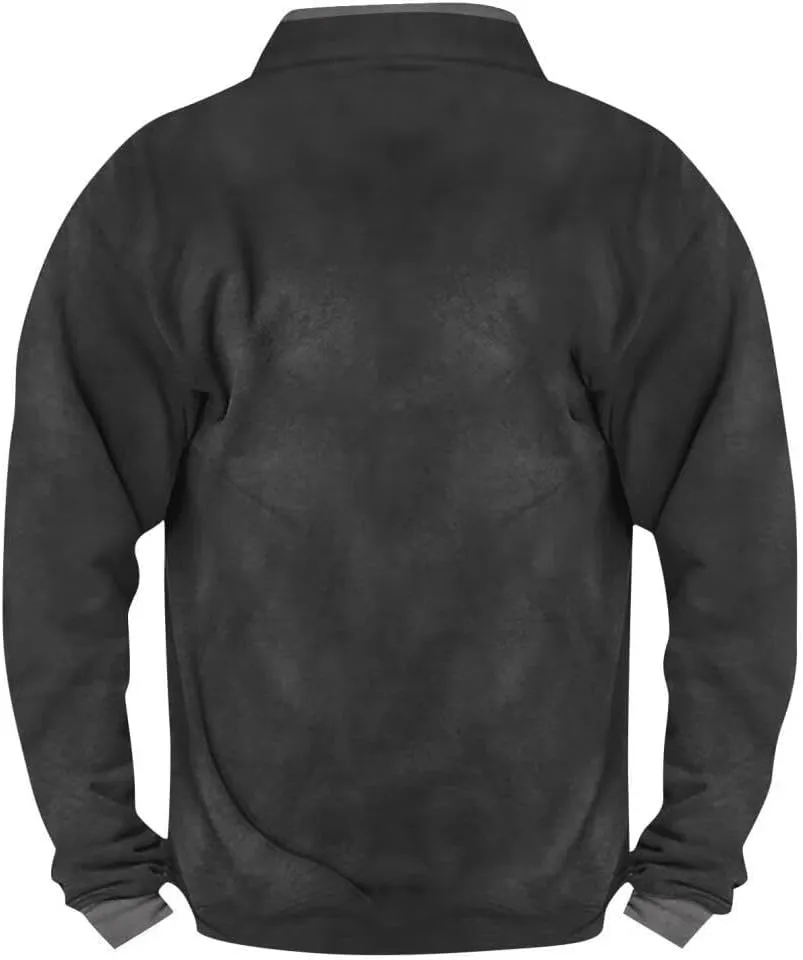 FMCHICO Men's Sherpa Lined Quarter Zip Fleece Pullover Winter Warm Sweatshirts