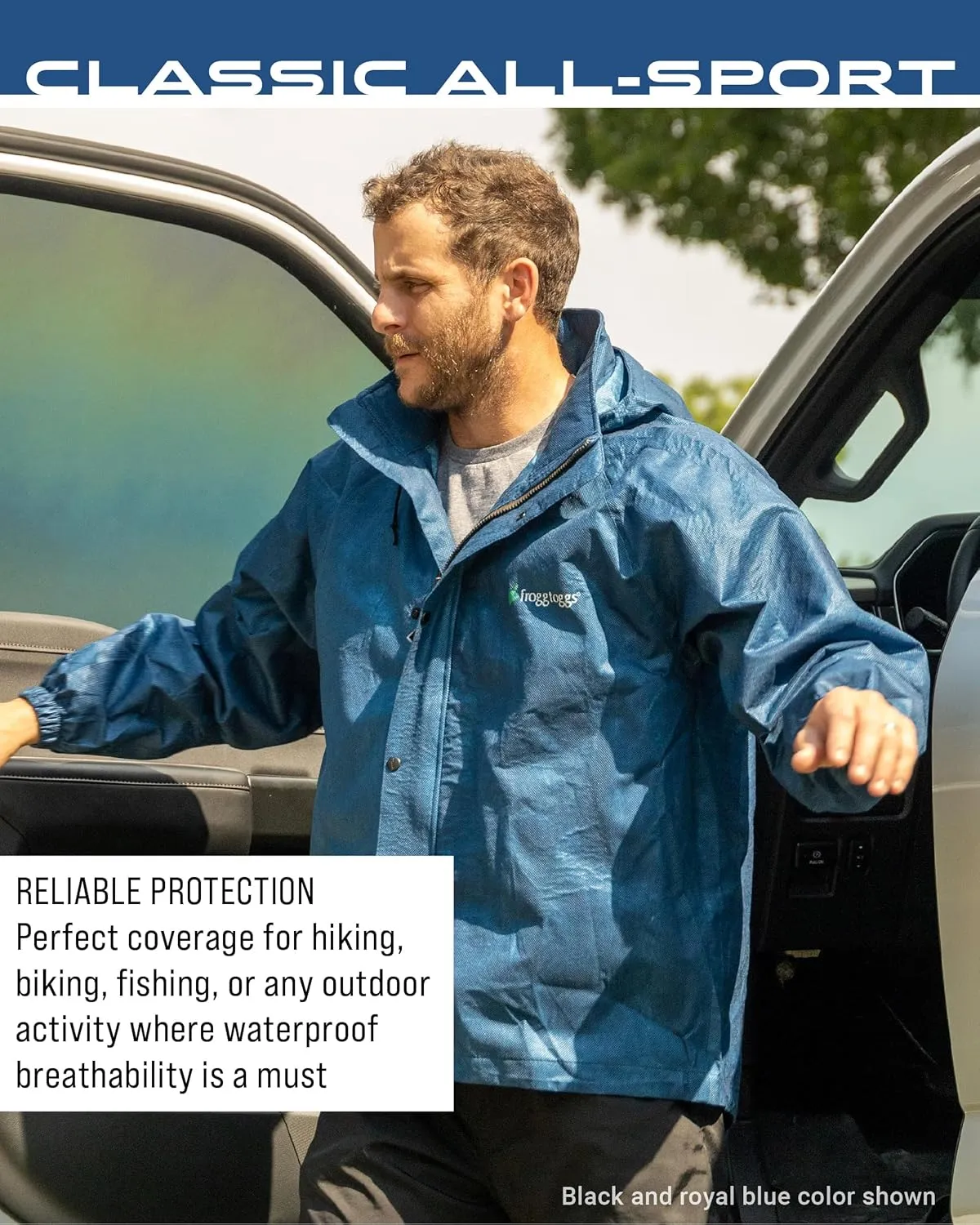FROGG TOGGS Men's Classic All-Sport 3-Layer Waterproof Breathable Rain Suit