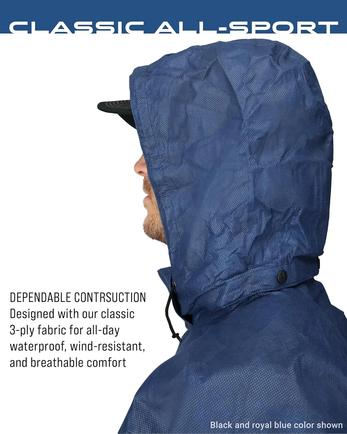 FROGG TOGGS Men's Classic All-Sport 3-Layer Waterproof Breathable Rain Suit