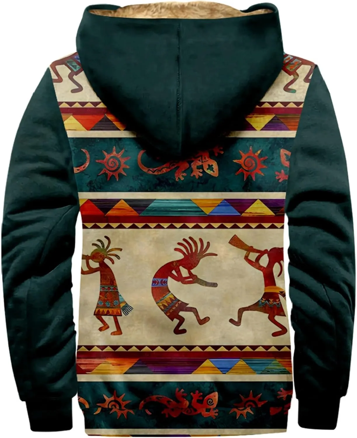 Gentle Loose Pullover Coats Long Sleeve Zipper Hooded Trendy Loose Coat Hiking Jackets for Men