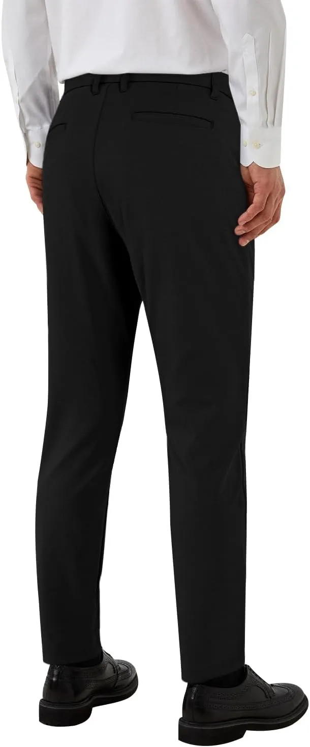 GINGTTO Slacks for Men Slim Fit Stretch Dress Pants Men Athletic Fit Chinos Pants Tapered