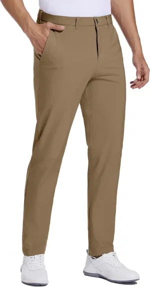 Golf Pants for Men Stretch Dress 30"/32"/34" Pants Quick Dry Lightweight Slacks Trousers for Business Casual Travel