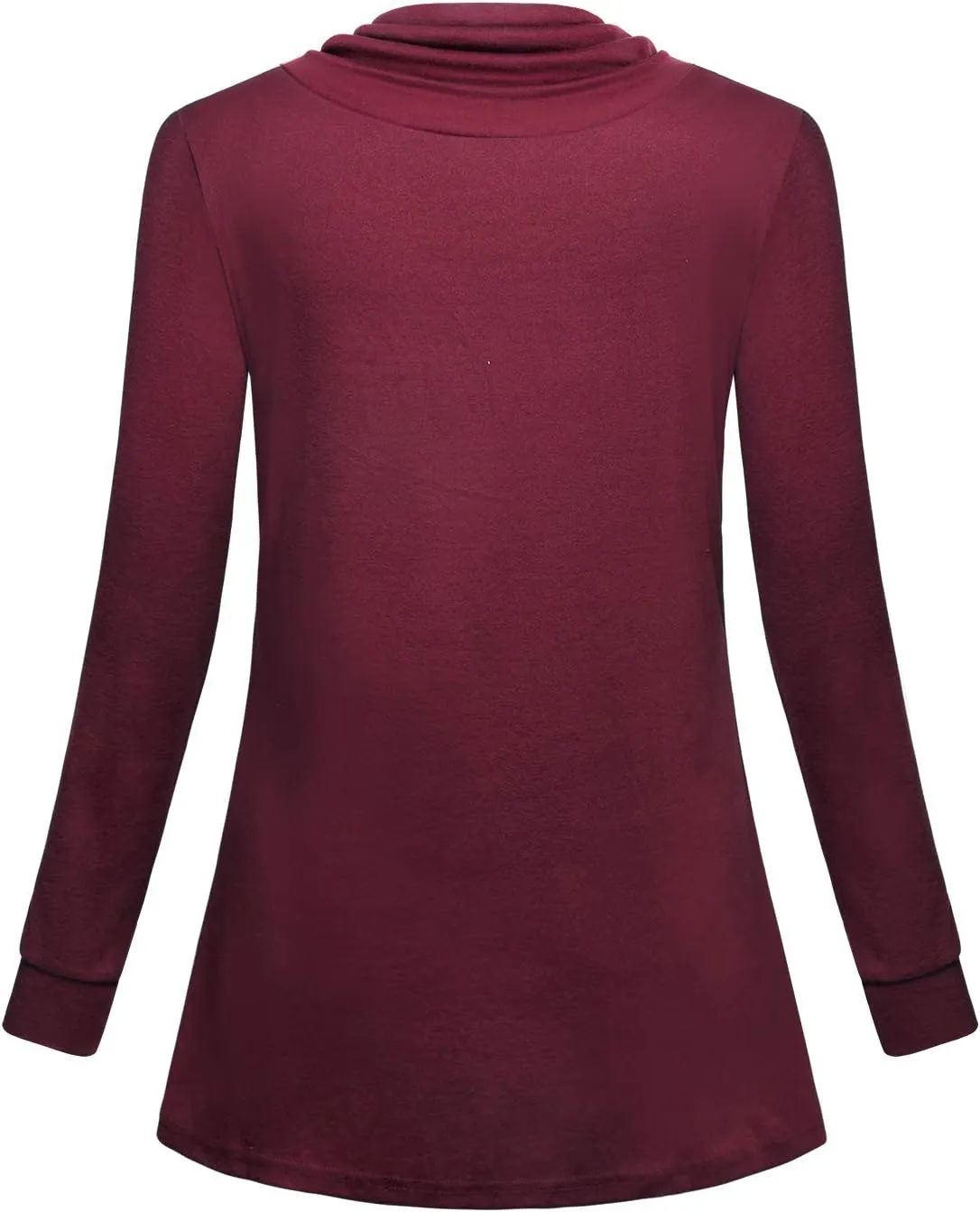 Joymom Maternity Warm Cowl Neck Nursing Sweatshirt Breastfeeding Tunic Tops