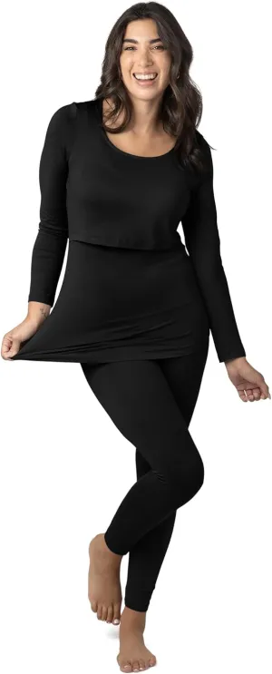 Kindred Bravely Jane Long Sleeve Maternity Pajama Set for Breastfeeding & Nursing