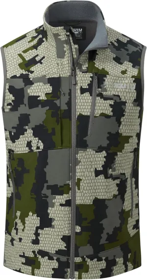 KUIU Guide PRO Vest – Wind & Water-Resistant Soft Shell Hunting Vest, Durable & Quiet with Fleece Lining for Cold Weather