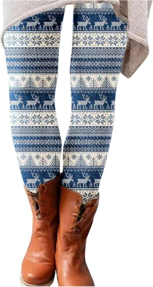 LCMTWX Leggings Sport Pants Yoga Fashion Casual Women High Waist Print Size Pants Leggings