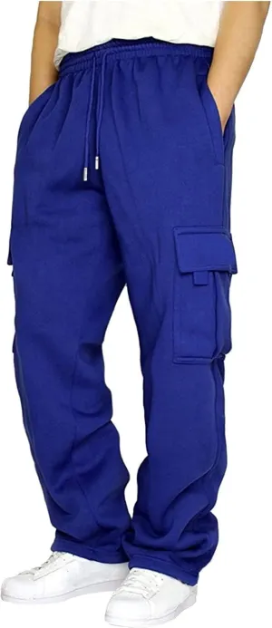 LCMTWX Mens Joggers Summer Pants Trousers Casual Overalls Straight Men's Multi Pocket Men's Pants Heavyweight Fleece