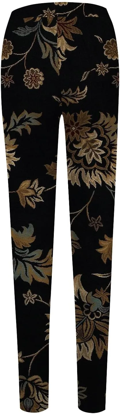 Leggings for Women with Pockets Tummy Control Patterned Work Pants for Women Workout Bottoms for Women