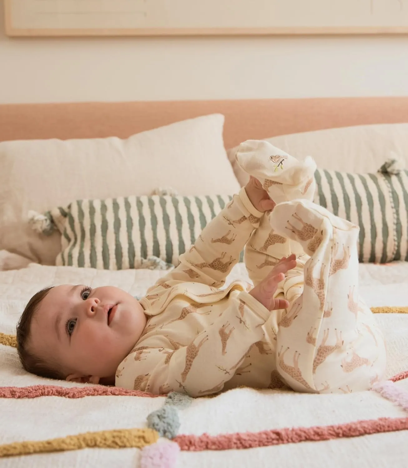 Magnetic Me 100% Organic Cotton Magnetic Baby Footie Pajamas | Super Soft Organic Cotton Fabric | Available in PRE - 24M