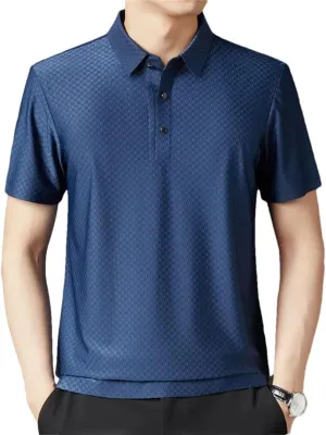 Male Short Sleeve Loose Summer Clothing Loose Korean Polo Shirt Tops