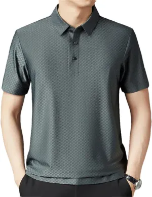 Male Short Sleeve Loose Summer Clothing Loose Korean Polo Shirt Tops