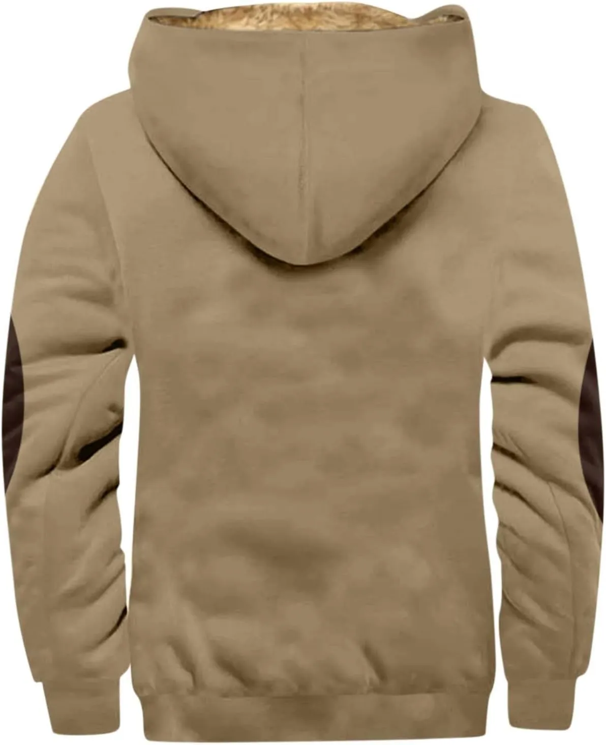 Men's Loose Jacket Coats Long Sleeve Zipper Hooded Loose-Fitting Coat Cycling Jackets for Men