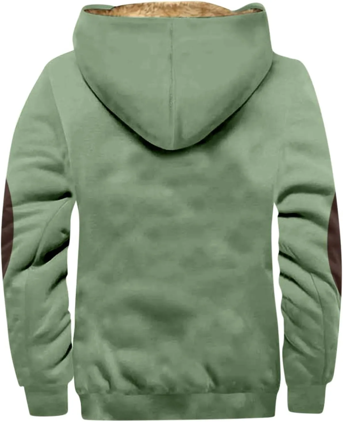 Men's Loose Jacket Coats Long Sleeve Zipper Hooded Loose-Fitting Coat Cycling Jackets for Men