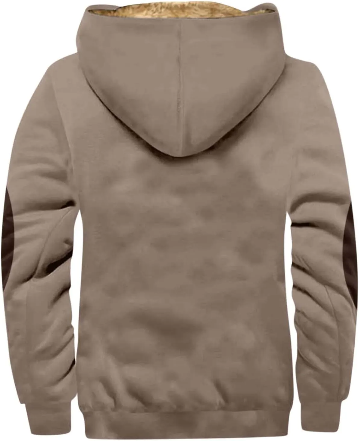 Men's Loose Jacket Coats Long Sleeve Zipper Hooded Loose-Fitting Coat Cycling Jackets for Men