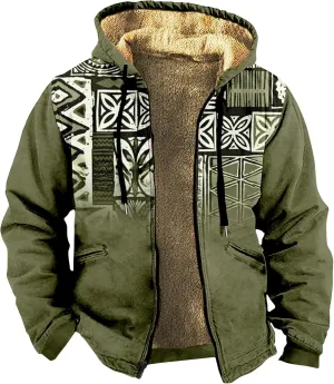 Mens Loose Pullover Coats Long Sleeve Zipper Hooded Loose-Fitting Coat Cycling Jackets for Men