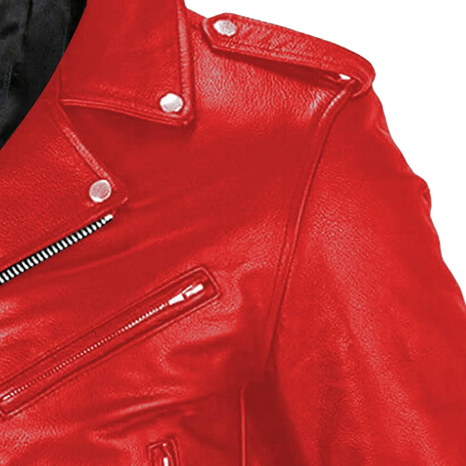 Men's Motorcycle Leather Jacket Vintage Faux Leather Jacket Spring Fall Windproof Coats Zip-Up Slim Fit Biker Coat