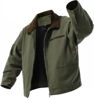 Men's Shirt Jacket, Long Sleeve Soft Warm Wool Sherpa Lined Jackets, Outdoor Winter Warm Workwear Full Zipper Jacket