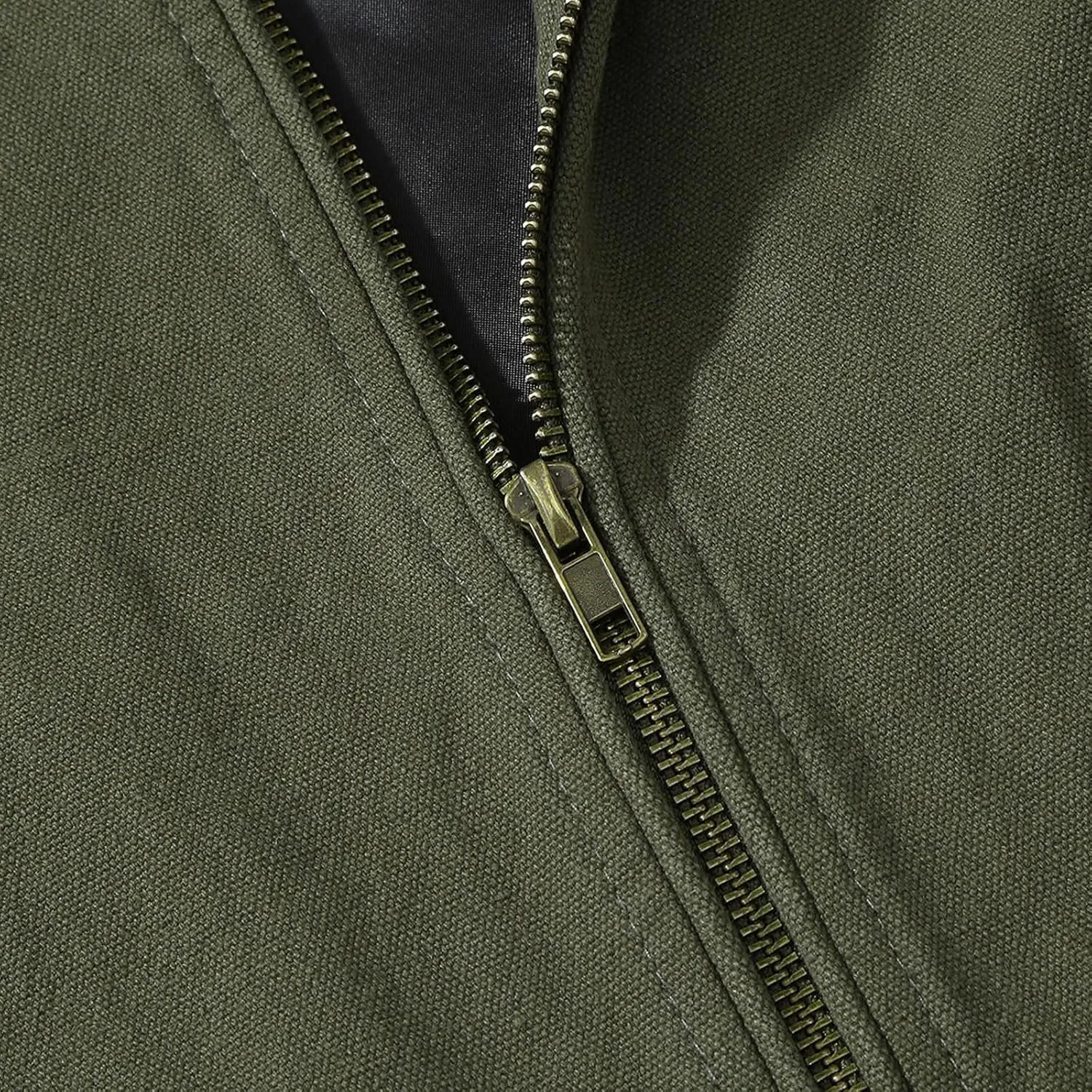 Men's Shirt Jacket, Long Sleeve Soft Warm Wool Sherpa Lined Jackets, Outdoor Winter Warm Workwear Full Zipper Jacket