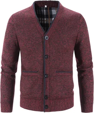 Men's Thermal Hoodie Fashion Long Sleeve Warm Solid Color Hooded Jackets Tops
