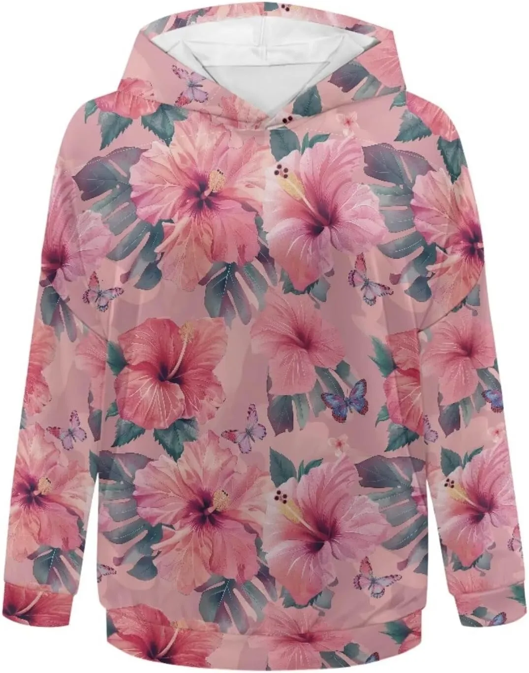 NDISTIN Ladies Loose Hooded Pullover Soft Loose Sweatshirts for Women Loose Fit for Women's Everyday Fitness