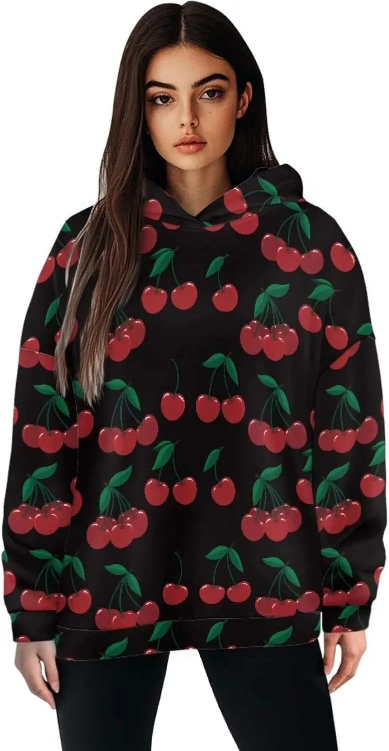 NDISTIN Ladies Loose Hooded Pullover Soft Loose Sweatshirts for Women Loose Fit for Women's Everyday Fitness