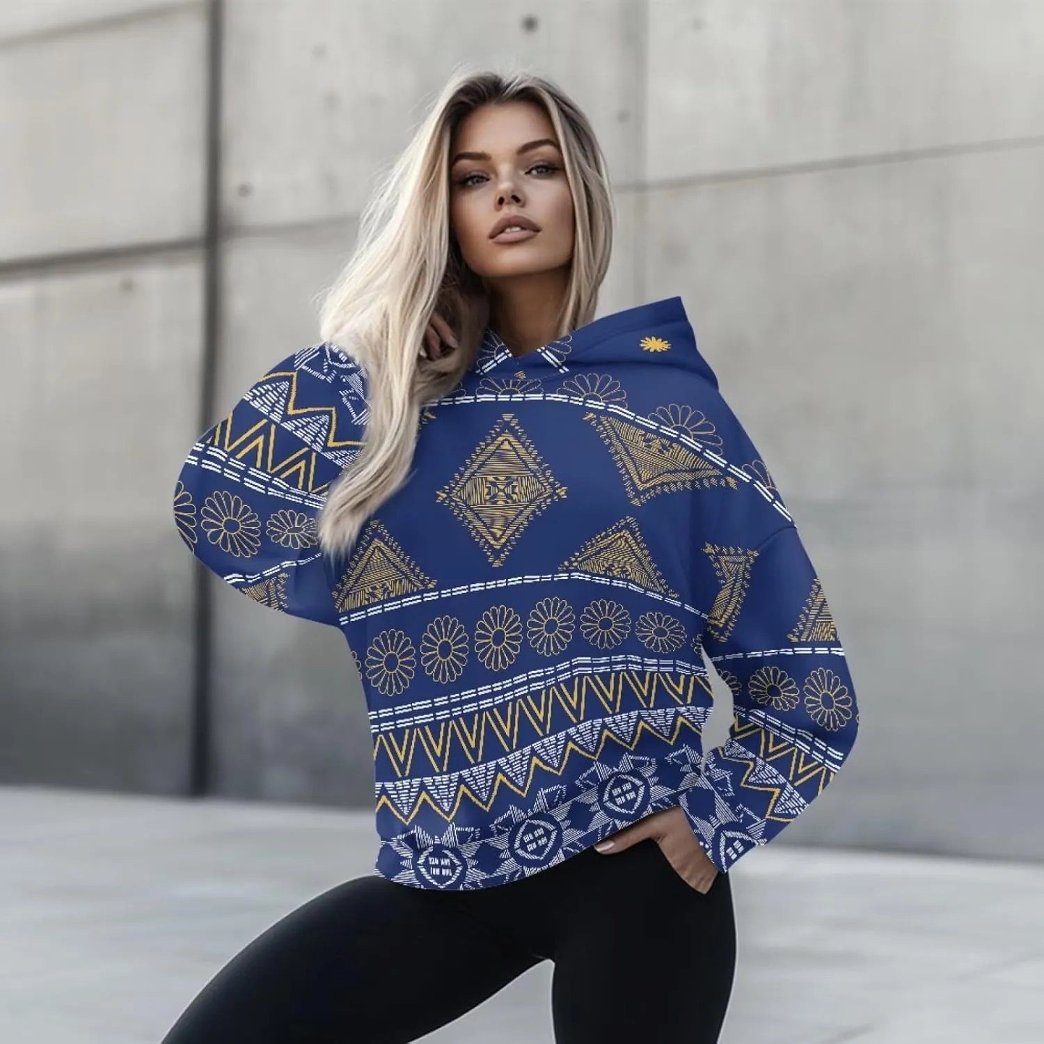 NDISTIN Sweatshirts for Women Loose Fit Slim Fit Ladies Loose Hooded Pullover Loose Daily Ideal Clothes